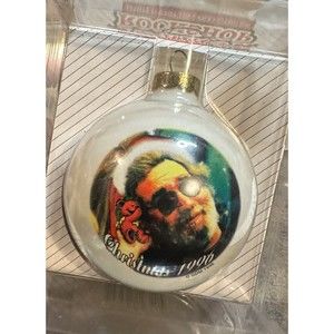 JERRY GARCIA GRATEFUL DEAD ORNAMENT  1996 90s Santa's Rock Shop Christmas New!!